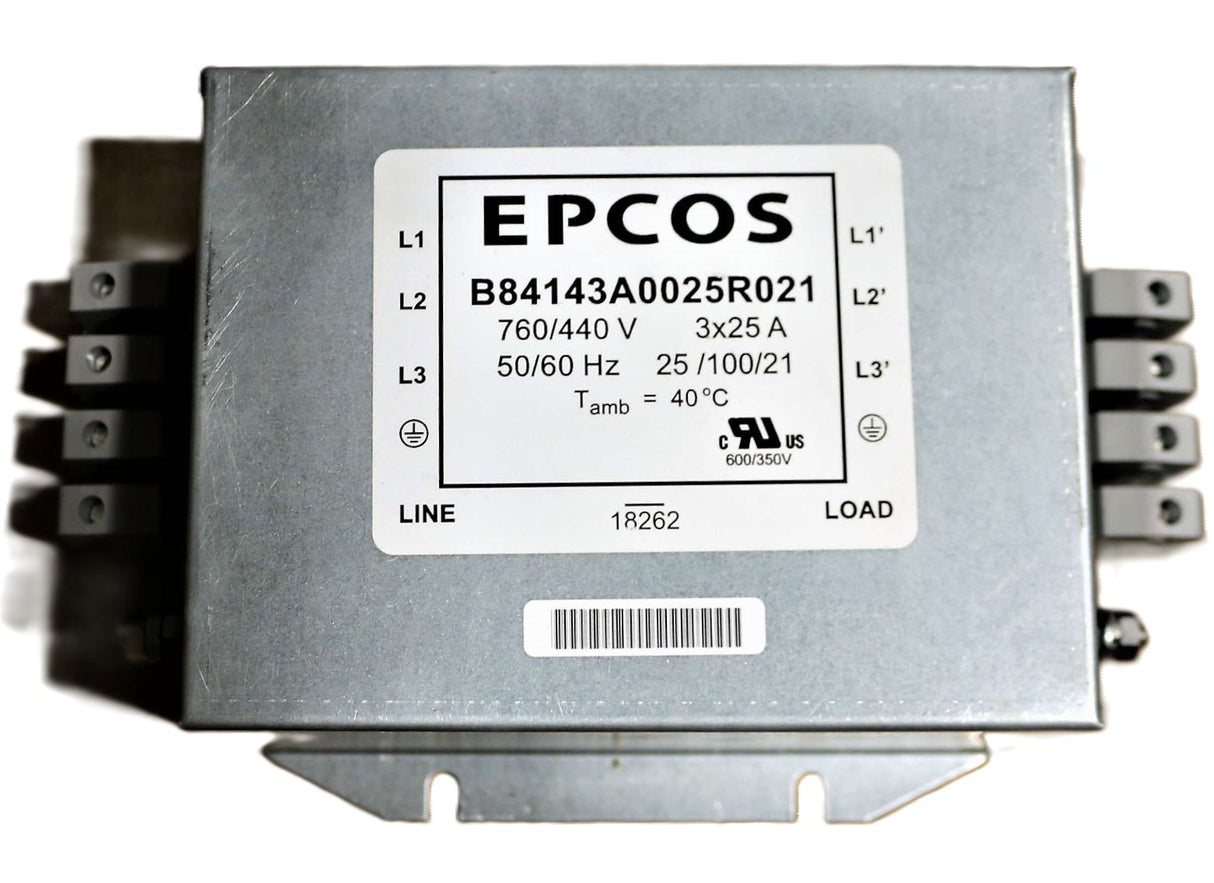 EPCOS  ­-­ B84143A0025R021 ­-­ POWER LINE FILTER 3P 25A 760/440V