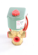 EMERSON - ASCO / JOUCOMATIC / REDHAT ­-­ 8320A009 ­-­ SOLENOID VALVE 1/4in NPT BRASS 3-WAY 120VAC