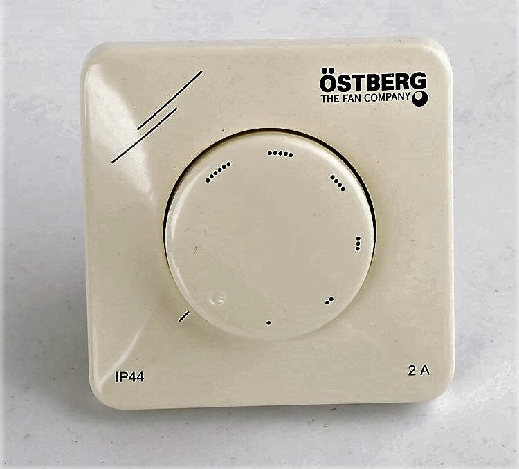 H. OSTBERG AB ­-­ VRS-2-I ­-­ FAN SPEED CONTROLLER RECESSED 230VAC 50Hz 2A IP44