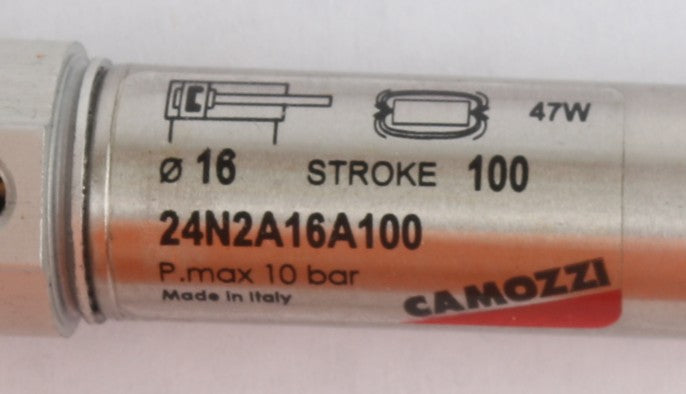 CAMOZZI ­-­ 24N2A16A100 ­-­ PNEUMATIC CYLINDER 16mm BORE X 100mm STROKE