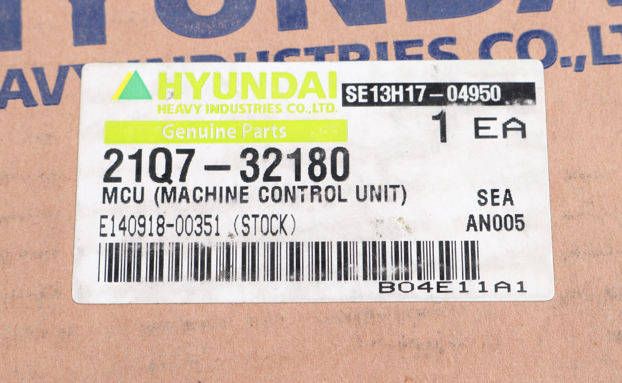 HYUNDAI CONSTRUCTION EQUIP. ­-­ 21Q7-32180 ­-­ MCU ASSY