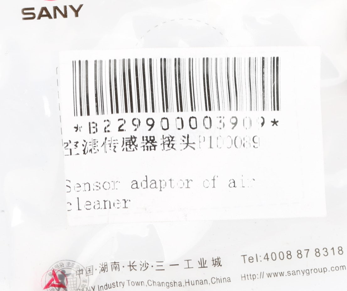 SANY ­-­ B229900003909 ­-­ SENSOR ADAPTER OF AIR CLEANER