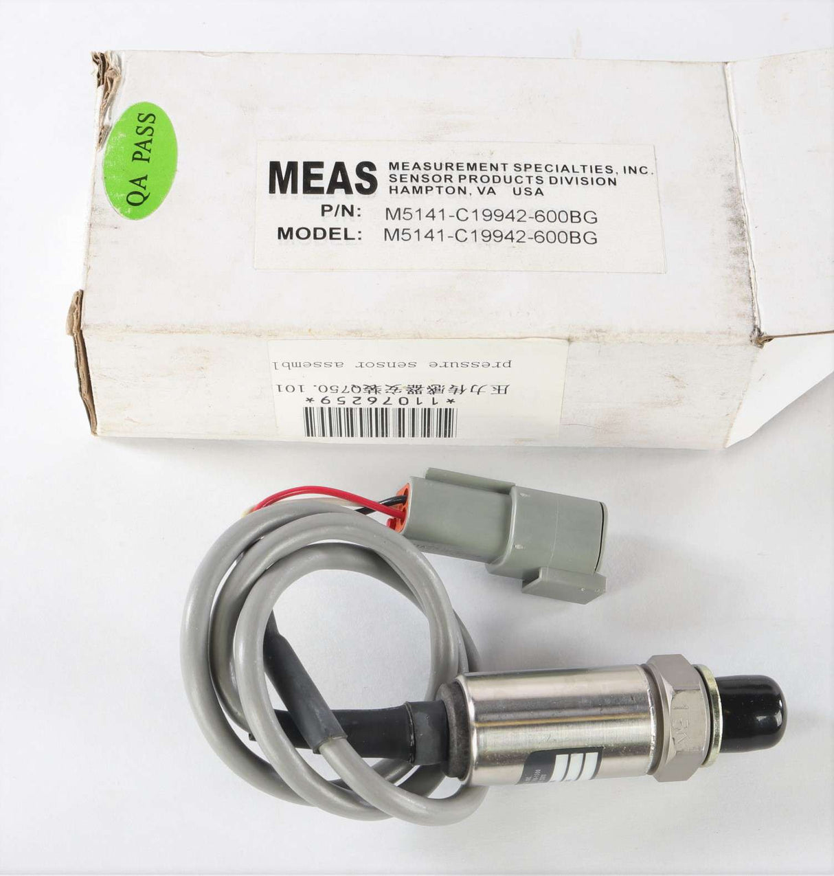 MEASUREMENT SPECIALTIES  ­-­ M5141-C19942-600BG ­-­ M5100 SERIES TRANSDUCER