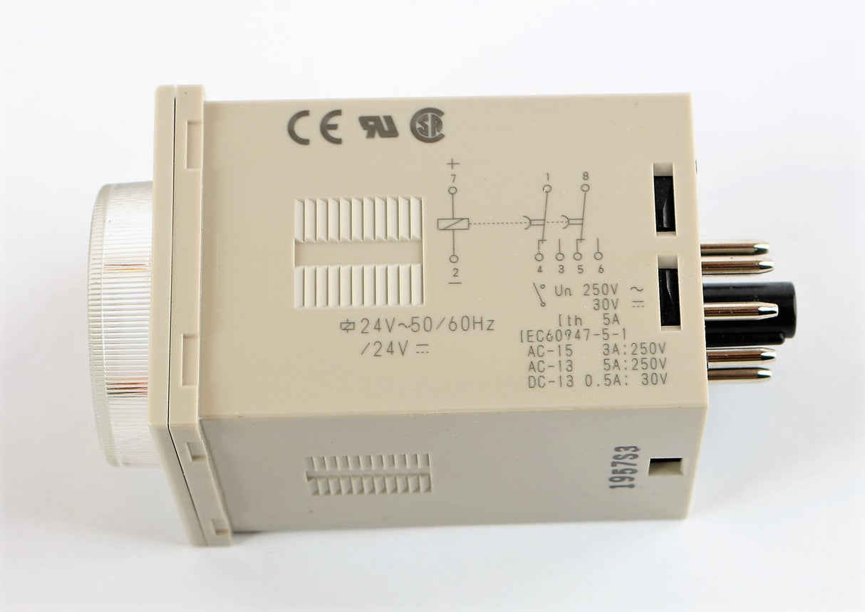 OMRON ­-­ H3CR-H8L-24AC/DC-S ­-­ TIMER - SECONDS 24V AC/DC