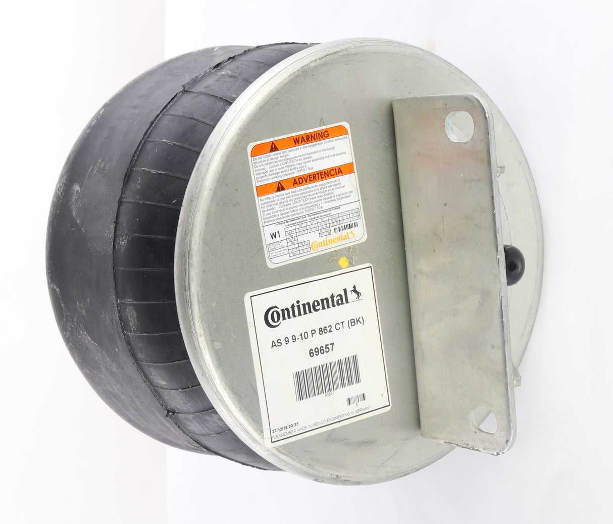 CONTINENTAL AG - CONTITECH/ELITE/GOODYEAR/ROULUNDS ­-­ 69657 ­-­ AIR SPRING 9 9-10 P 862