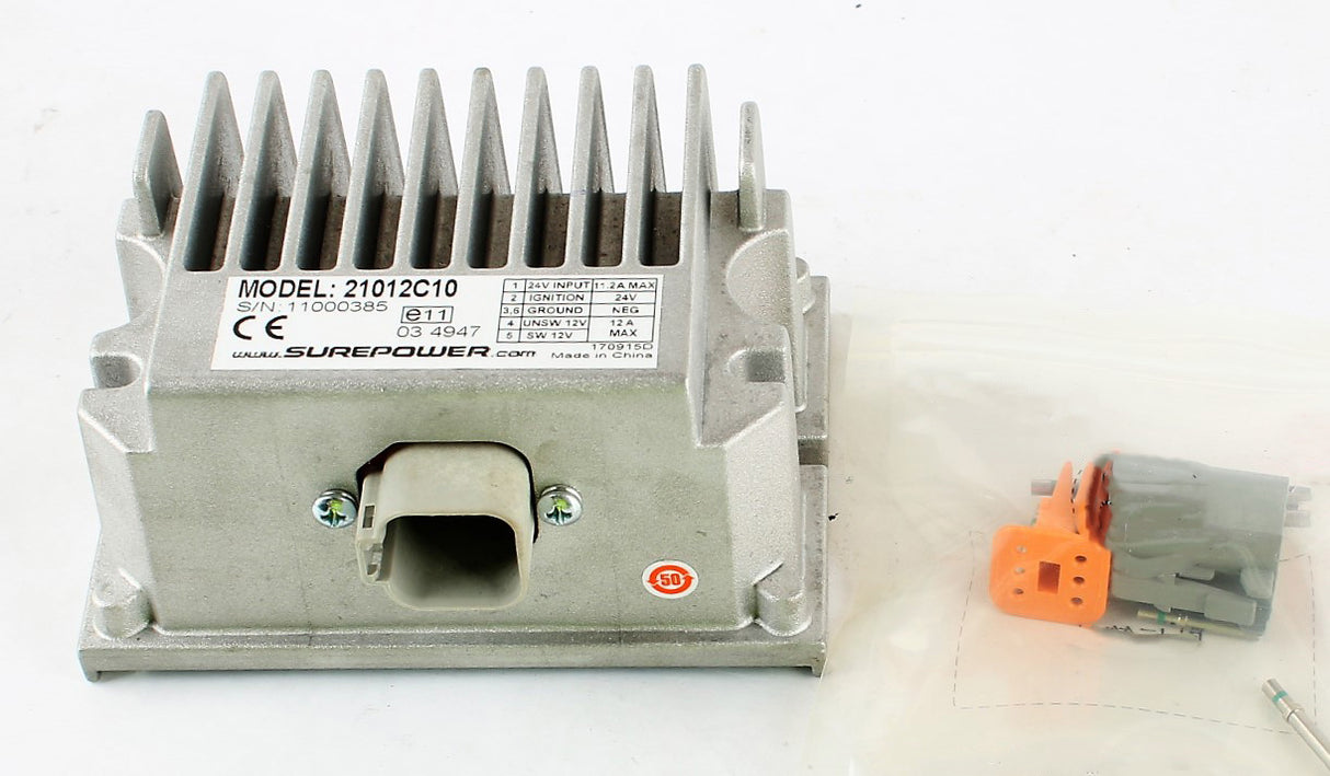 SURE POWER INDUSTRIES  ­-­ 21012C10 ­-­ VOLTAGE CONVERTER 24VDC/12VDC 12A