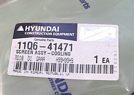 HYUNDAI ­-­ 11Q6-41471 ­-­ SCREEN ASM