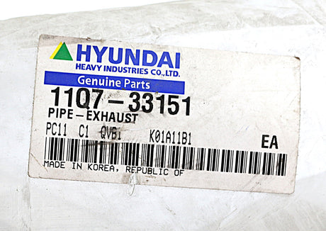 HYUNDAI ­-­ 11Q7-33151 ­-­ PIPE-TAIL