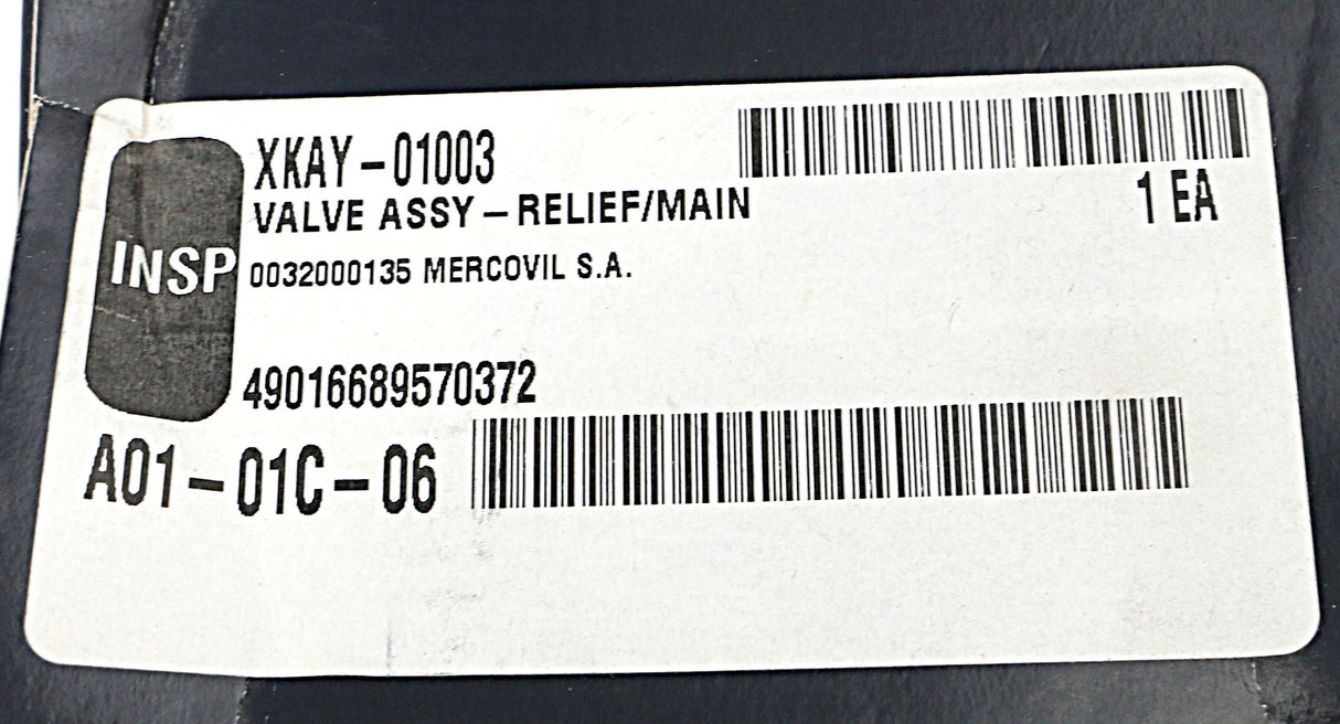 HYUNDAI ­-­ XKAY-01003 ­-­ VALVE ASM-RELIEF/MAIN