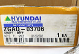 HYUNDAI ­-­ ZGAQ-03706 ­-­ SHAFT-DIFF