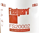 FLEETGUARD - FS20002 - FUEL WATER SEPERATOR SPIN ON