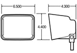 TRUCK-LITE ­-­ 80388 ­-­ HALOGEN WORK LIGHT  DRIVING BEAM 4X6 IN. 12V