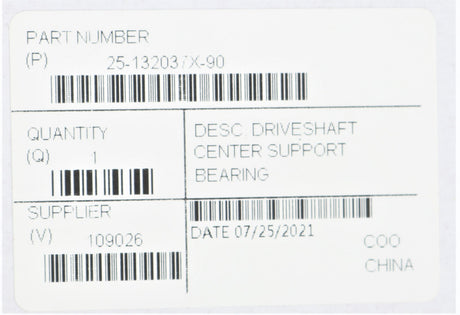 DANA SPICER ­-­ 25-132037X ­-­ DRIVESHAFT CENTER SUPPORT BEARING FITS CHEVY/GMC