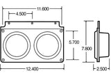 TRUCK-LITE ­-­ 40754 ­-­ BACK UP & S|T|T LIGHT MODULE  LEFT HAND SIDE  12V
