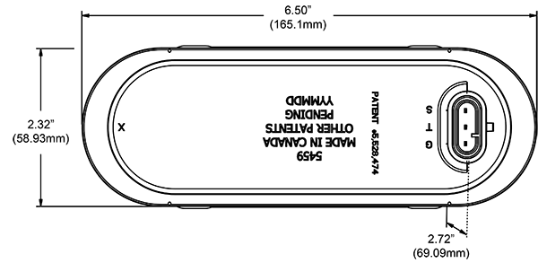 GROTE ­-­ 54593 ­-­ LAMP - LED CLEARANCE/MARKER MID-POSITION TURN