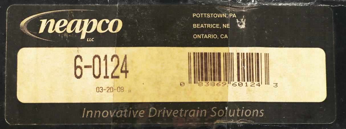 NEAPCO LLC ­-­ 6-0124 ­-­ U-JOINT ASM