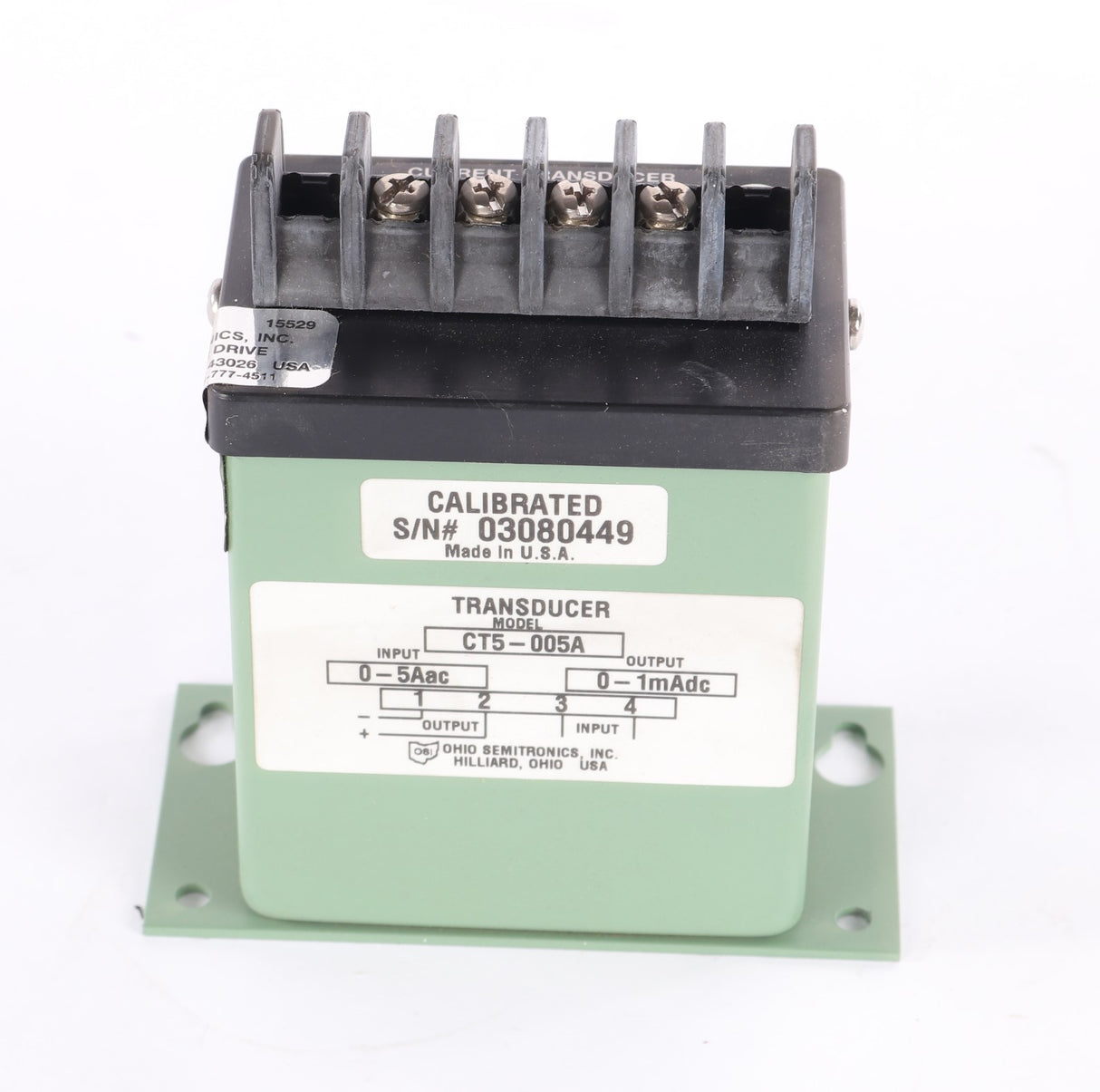 QUINCY COMPRESSOR ­-­ GD24CA4241 ­-­ CURRENT TRANSDUCER