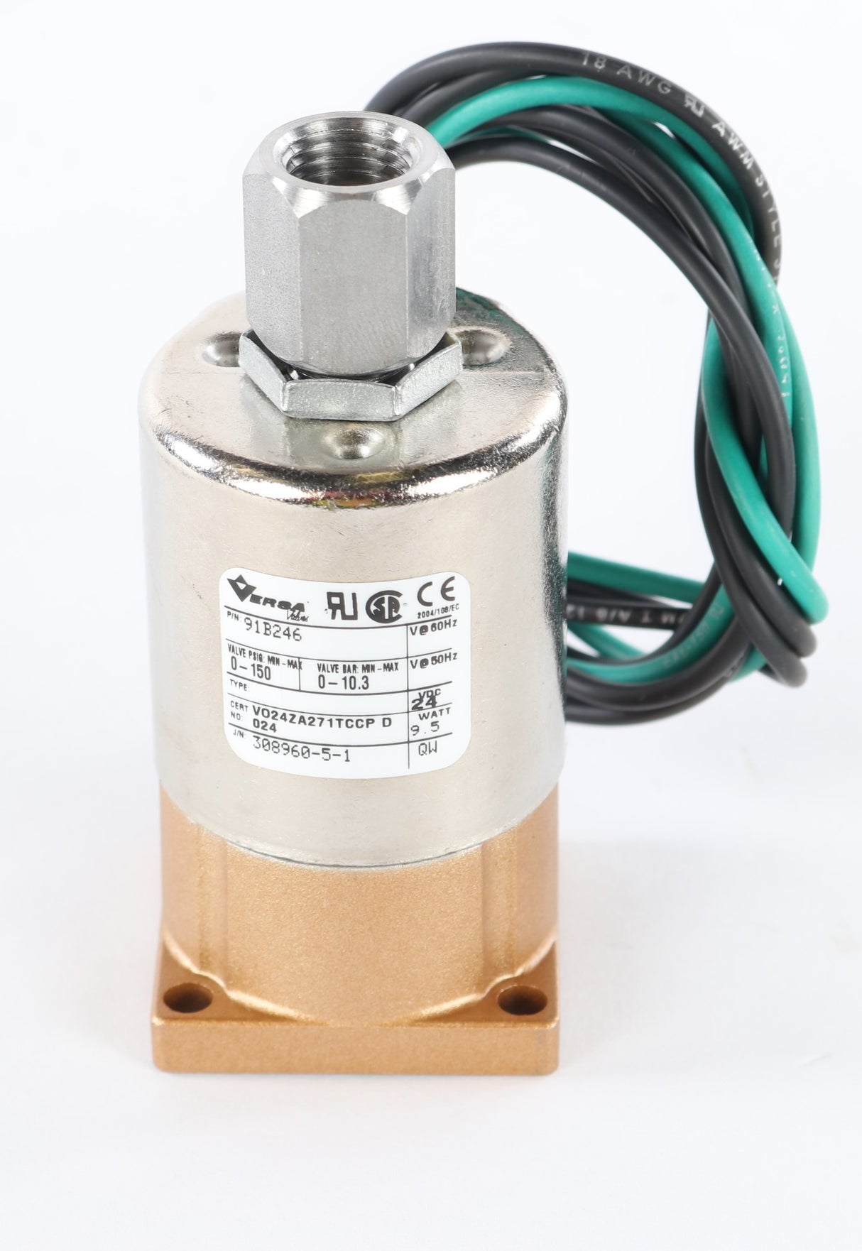 QUINCY COMPRESSOR ­-­ GD91B246 ­-­ SOLENOID VALVE