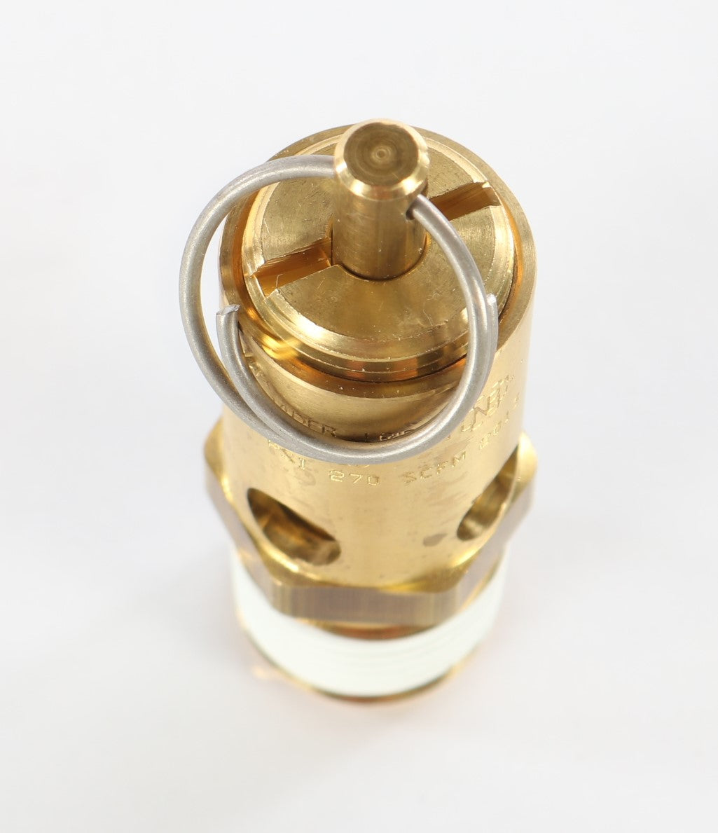 QUINCY COMPRESSOR ­-­ SRV390-145 ­-­ SAFETY VALVE - SOFT SEAT 145psi 1/2" NPT W/SEALANT