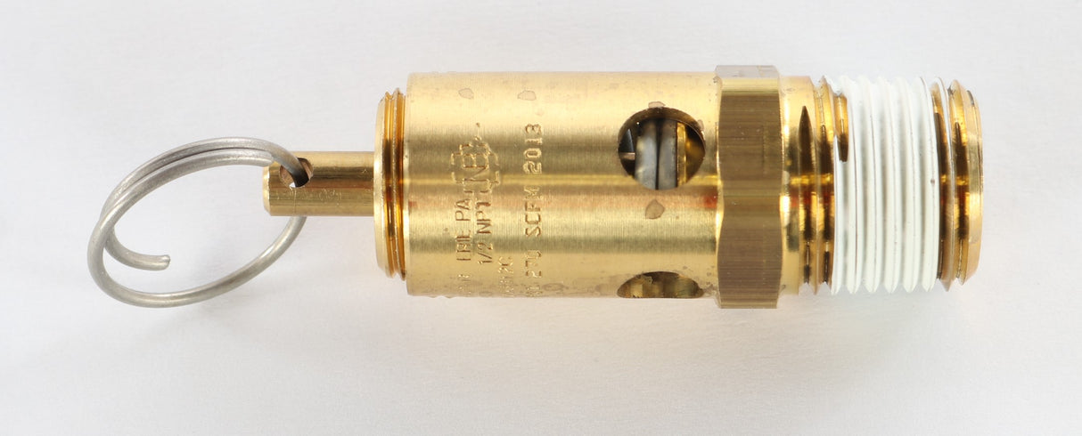 QUINCY COMPRESSOR ­-­ SRV390-145 ­-­ SAFETY VALVE - SOFT SEAT 145psi 1/2" NPT W/SEALANT
