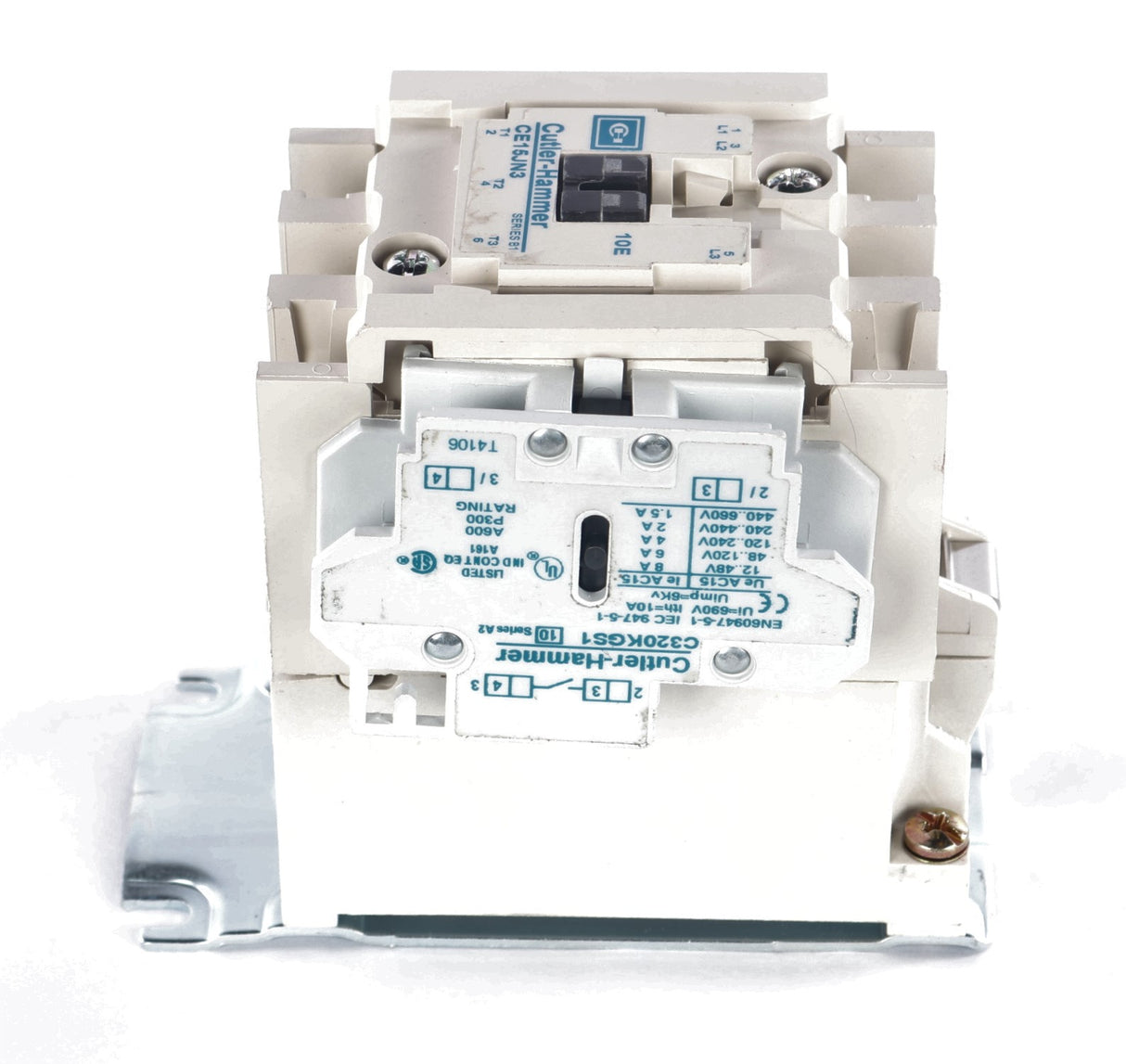 CUTLER HAMMER  ­-­ CE15JNS3Y10AB ­-­ CONTACTOR 3-POLE 120V COIL