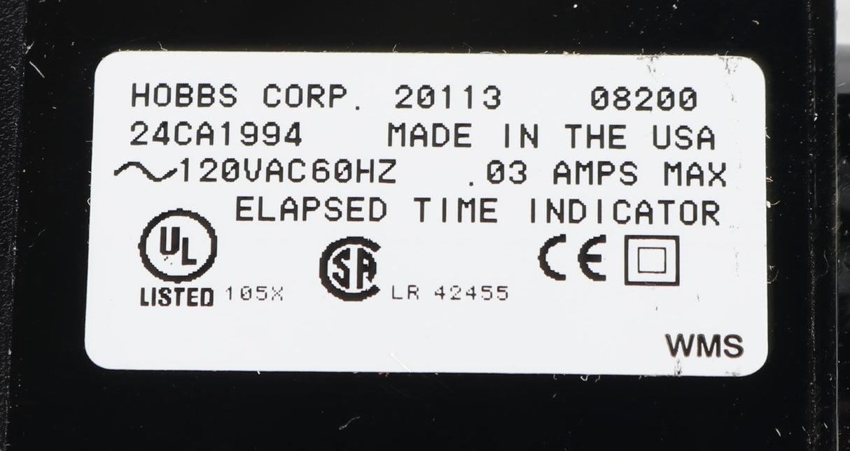 GARDNER DENVER ­-­ 24CA1994 ­-­ HOURMETER