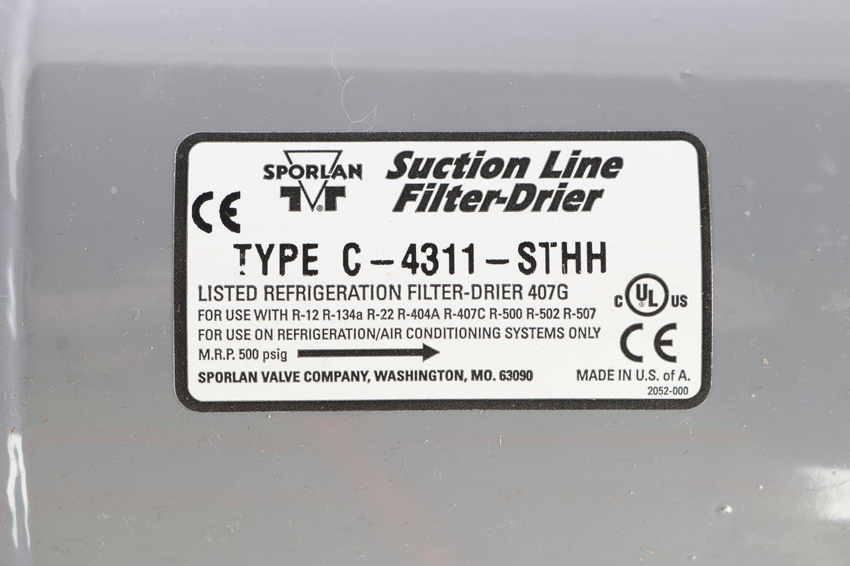SPORLAN  ­-­ C-4311-STHH ­-­ FILTER/DRYER - REFRIGERATION 1-3/8in LINE