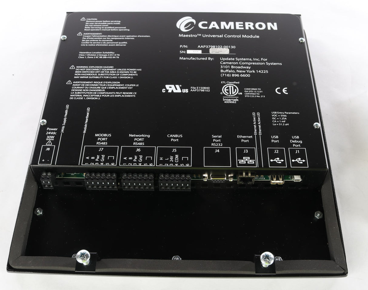 CAMERON TURBOCOMPRESSION  ­-­ AAP379810200130 ­-­ COMPRESSOR CONTROL MODULE