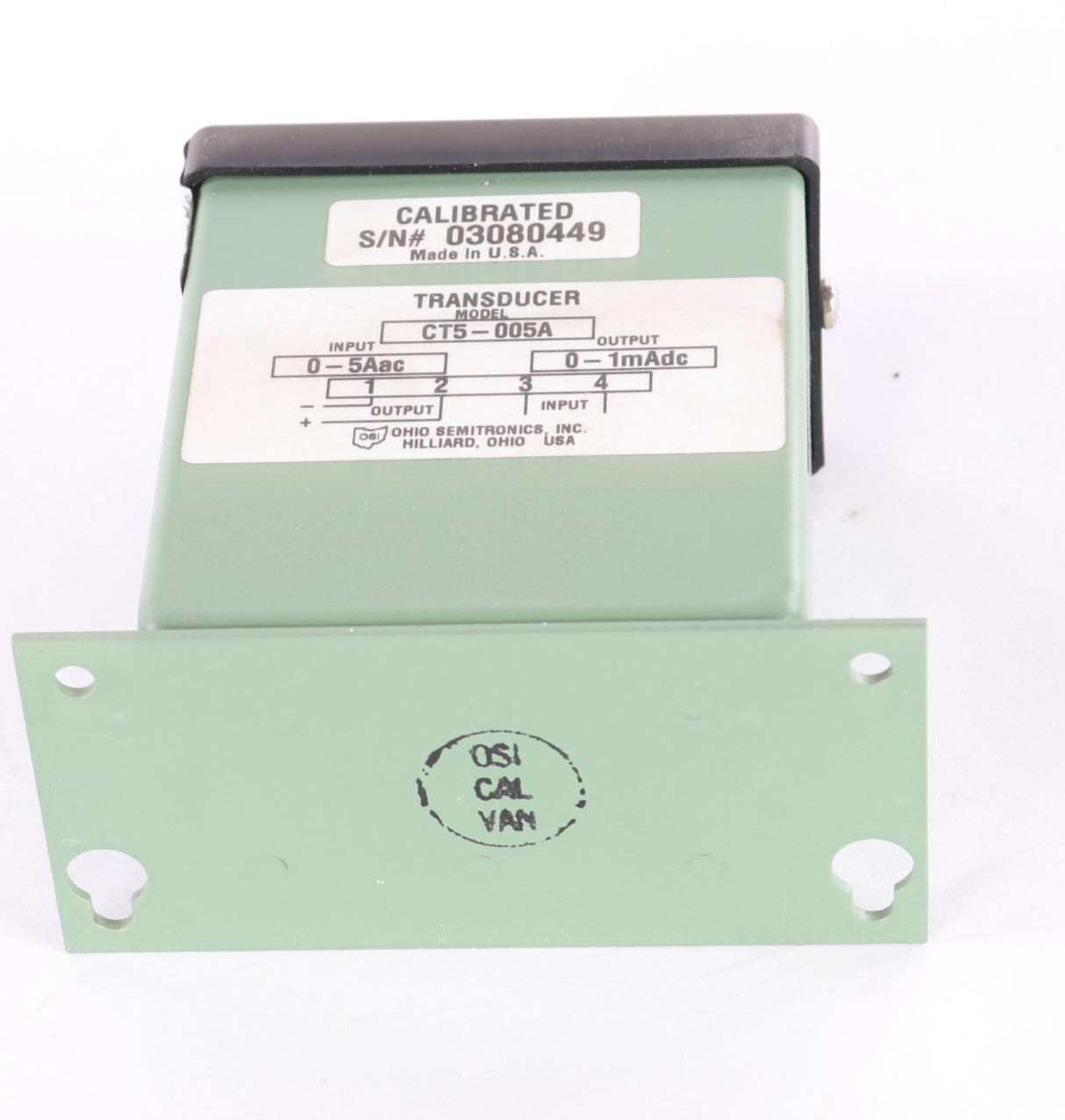 OHIO SEMITRONICS ­-­ CT5-005A ­-­ CURRENT TRANSDUCER