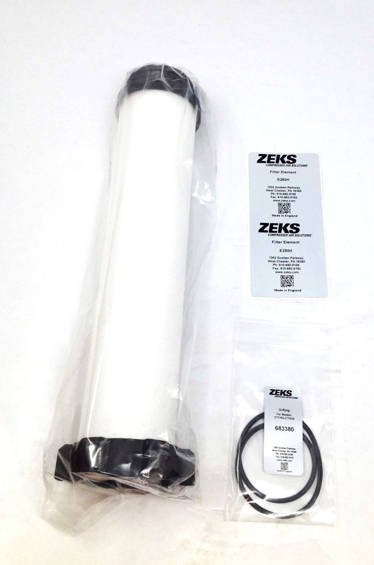 ZEKS ­-­ E250H ­-­ PNEUMATIC FILTER ELEMENT