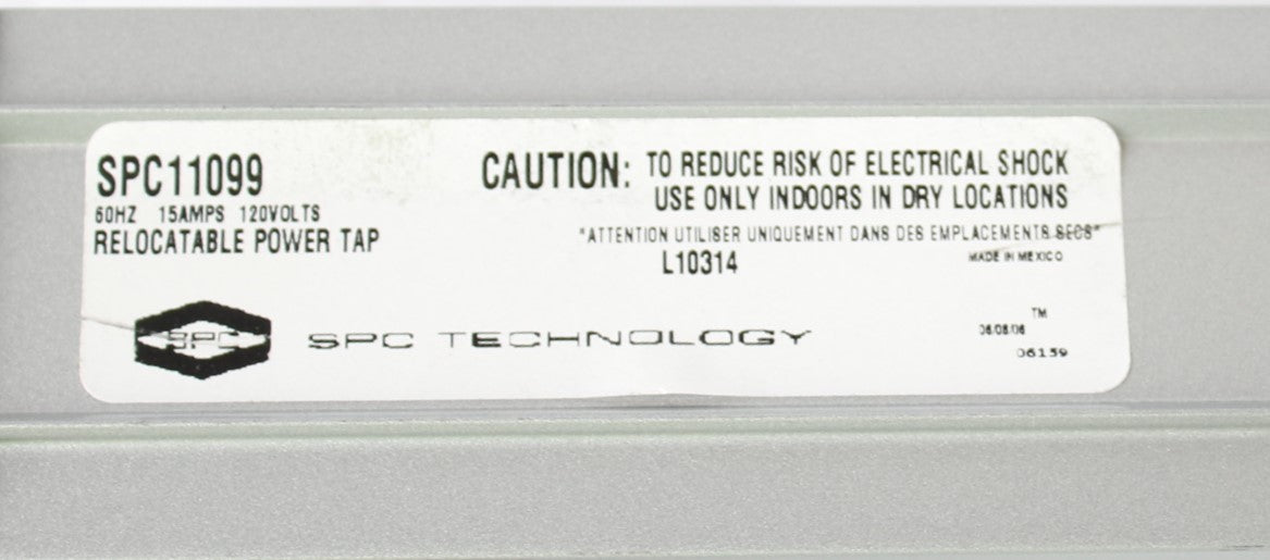 SPC TECHNOLOGY (FARNELL NEWARK) ­-­ SPC11099 ­-­ POWER STRIP 115V 5-OUTLET