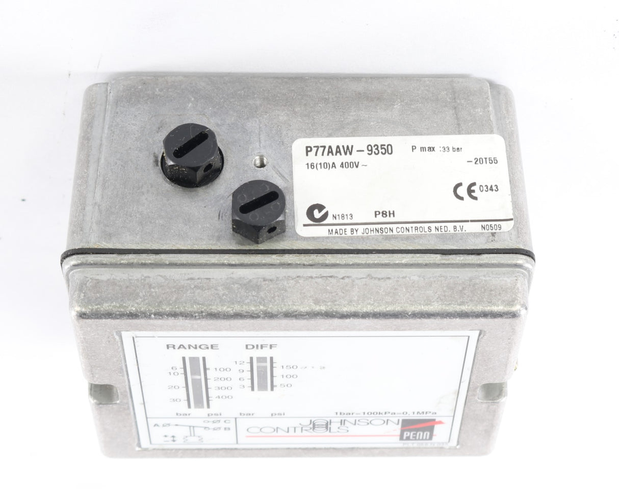 JOHNSON CONTROLS ­-­ P77AAW-9350 ­-­ PRESSURE SWITCH