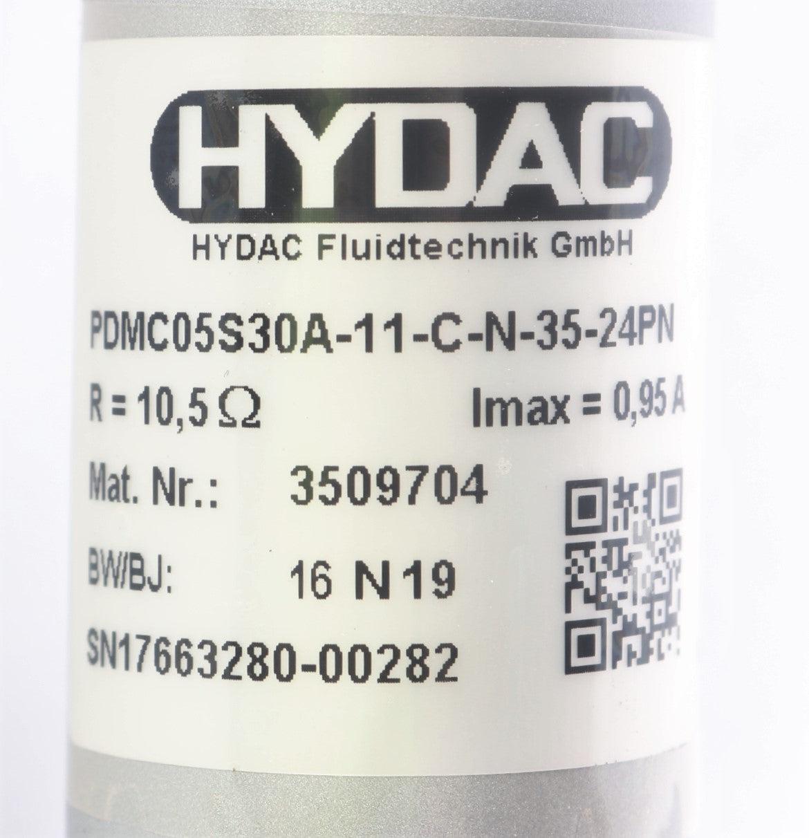 HYDAC ­-­ 3509704 ­-­ HYDRAULIC SOLENOID VALVE