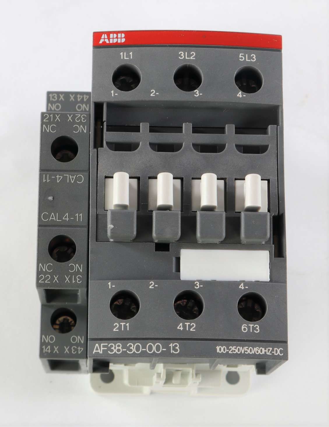 ABB ­-­ AF38-30-00-13+CAL4-11 ­-­ CONTACTOR W/CAL4-11 AUX CONTACT BLOCK