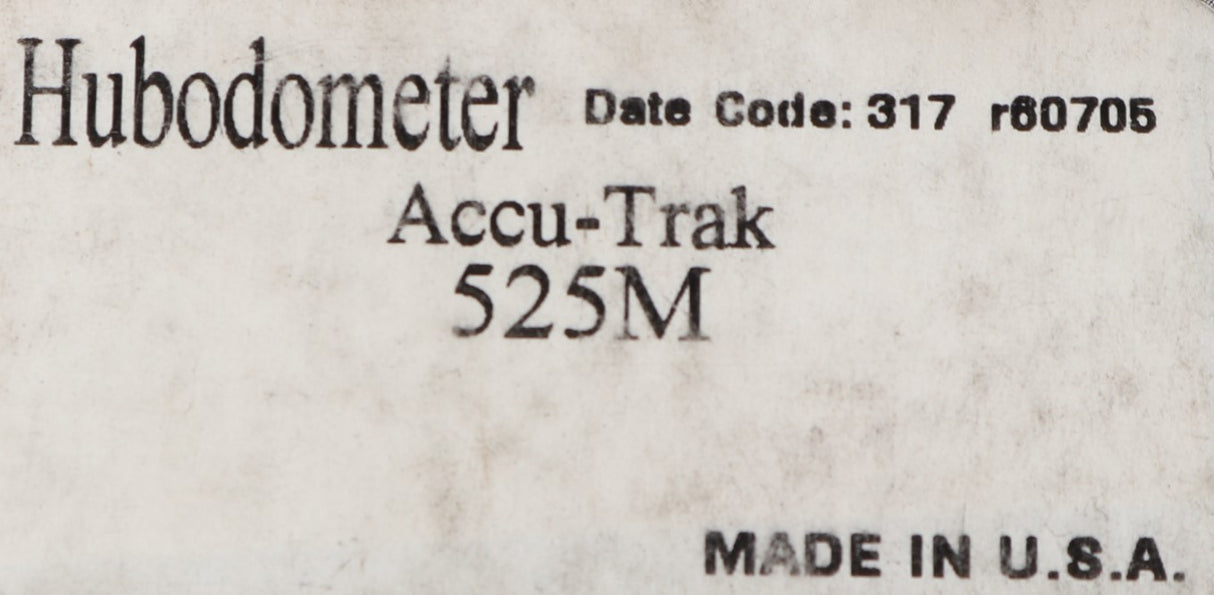 IWS ­-­ 525M ­-­ ACCU-TRAK HUBODOMETER