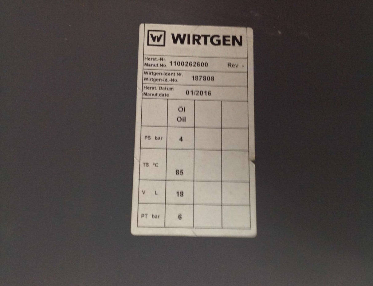 WIRTGEN ­-­ 187808 ­-­ OIL COOLER