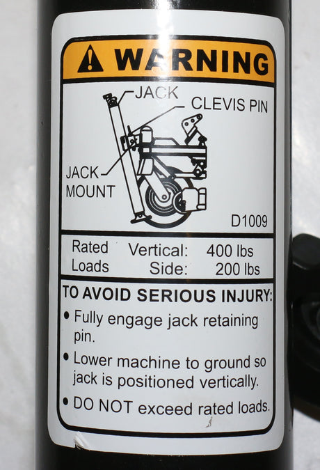 BUSH HOG ­-­ 50081145 ­-­ SCREW JACK TOP WIND ZERO TURN MOWERS - DECK MAINT.