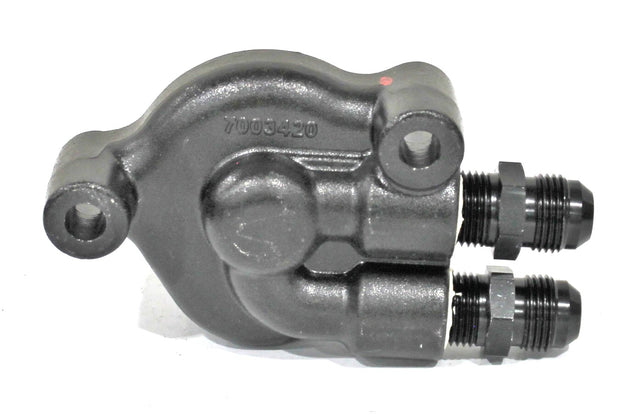 VOLVO PENTA ­-­ 7001627 ­-­ OIL FILTER HEAD W/ FITTINGS