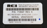 REI  ­-­ 710547 ­-­ MIC. RECEIVER WIRELESS (200 C