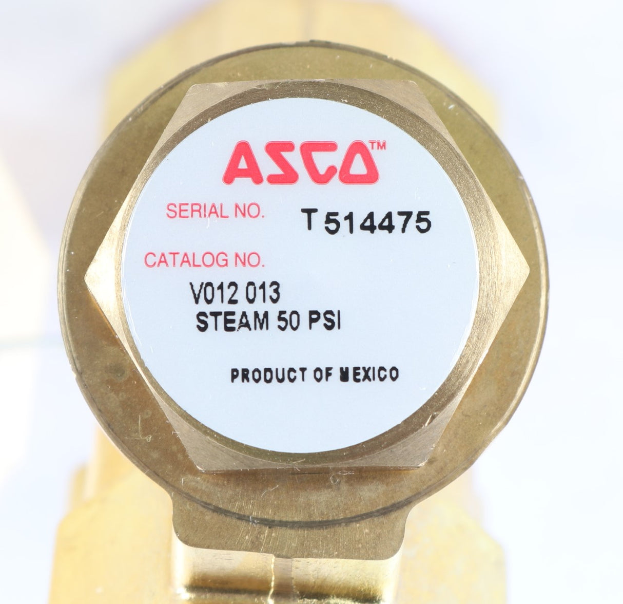 EMERSON - ASCO / NUMATICS INC. ­-­ V012-013 ­-­ CHECK VALVE PIPE 3/4IN FNPT ORIFICE 1/2IN