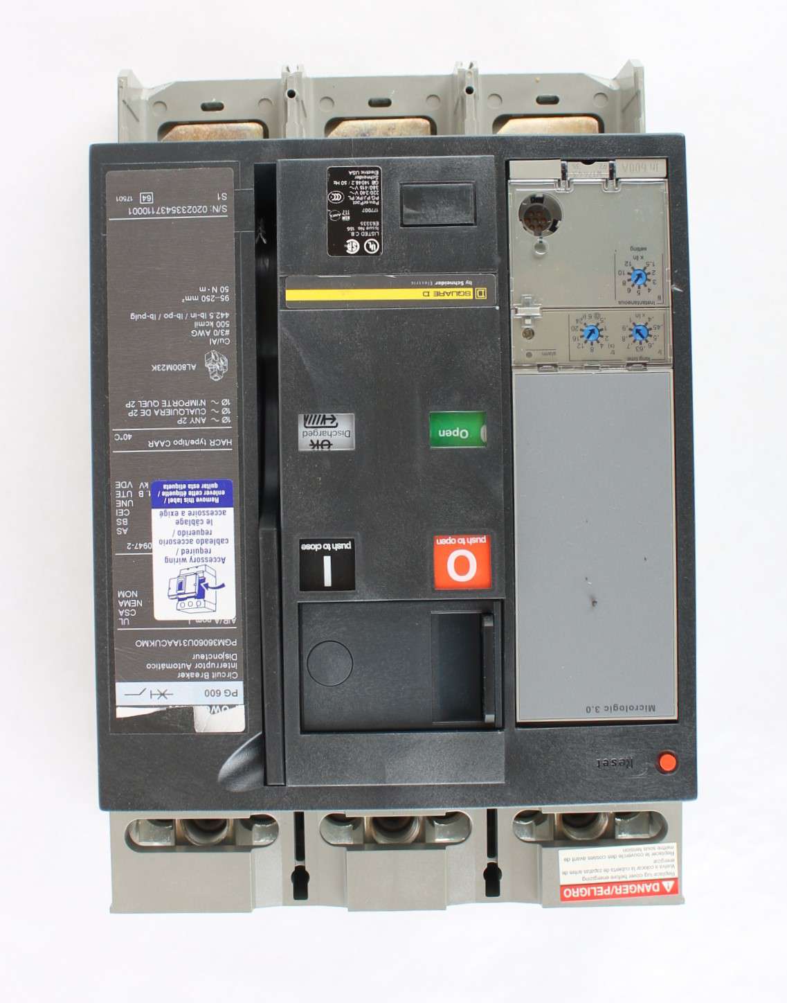 BOBCAT PORTABLE POWER ­-­ 46657066 ­-­ CIRCUIT BREAKER PG600 3P