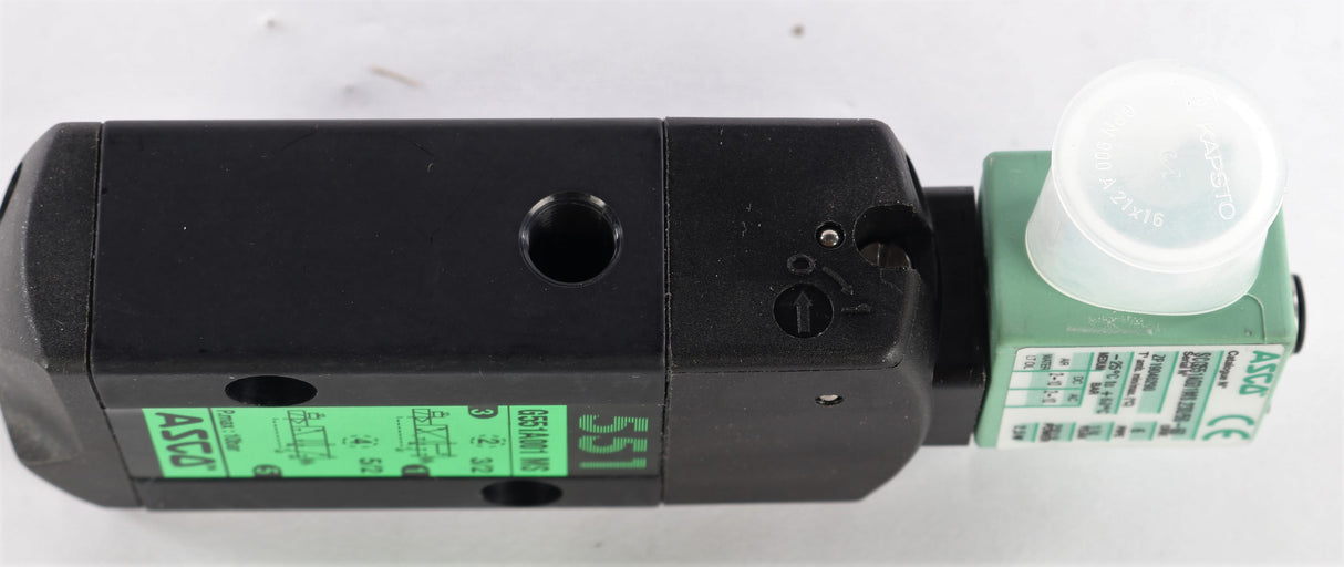 EMERSON - ASCO / JOUCOMATIC / REDHAT ­-­ SCG551A001MS-230V/50-60HZ ­-­ SOLENOID VALVE 230VAC 1/4IN 2.5 W