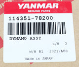 YANMAR ­-­ 114351-78200 ­-­ DYNAMO ASSY