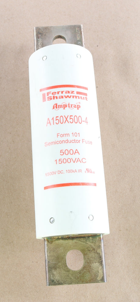 MERSEN ­-­ A150X500-4 ­-­ FUSE 500A FAST ACTING BOLT-IN