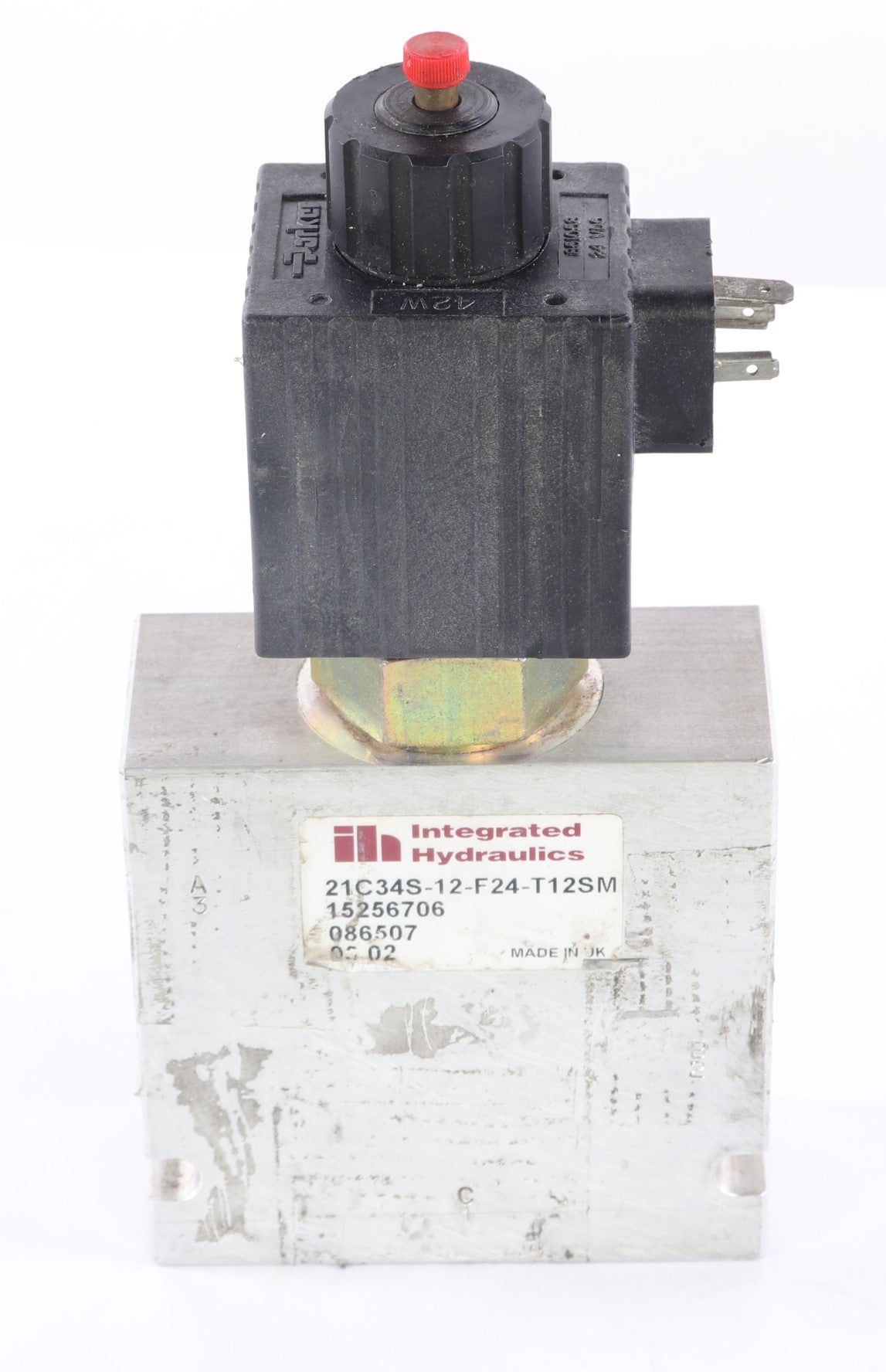 INTEGRATED HYDRAULICS  ­-­ 21C34S-12-F24-T12SM ­-­ HYDRAULIC DIRECTIONAL CONTROL VALVE 24VDC