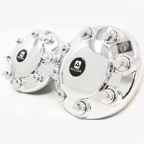 ALCOA ­-­ 082122 ­-­ WHEEL COVER KIT: CHROME PLASTIC FRONT 8-LUG