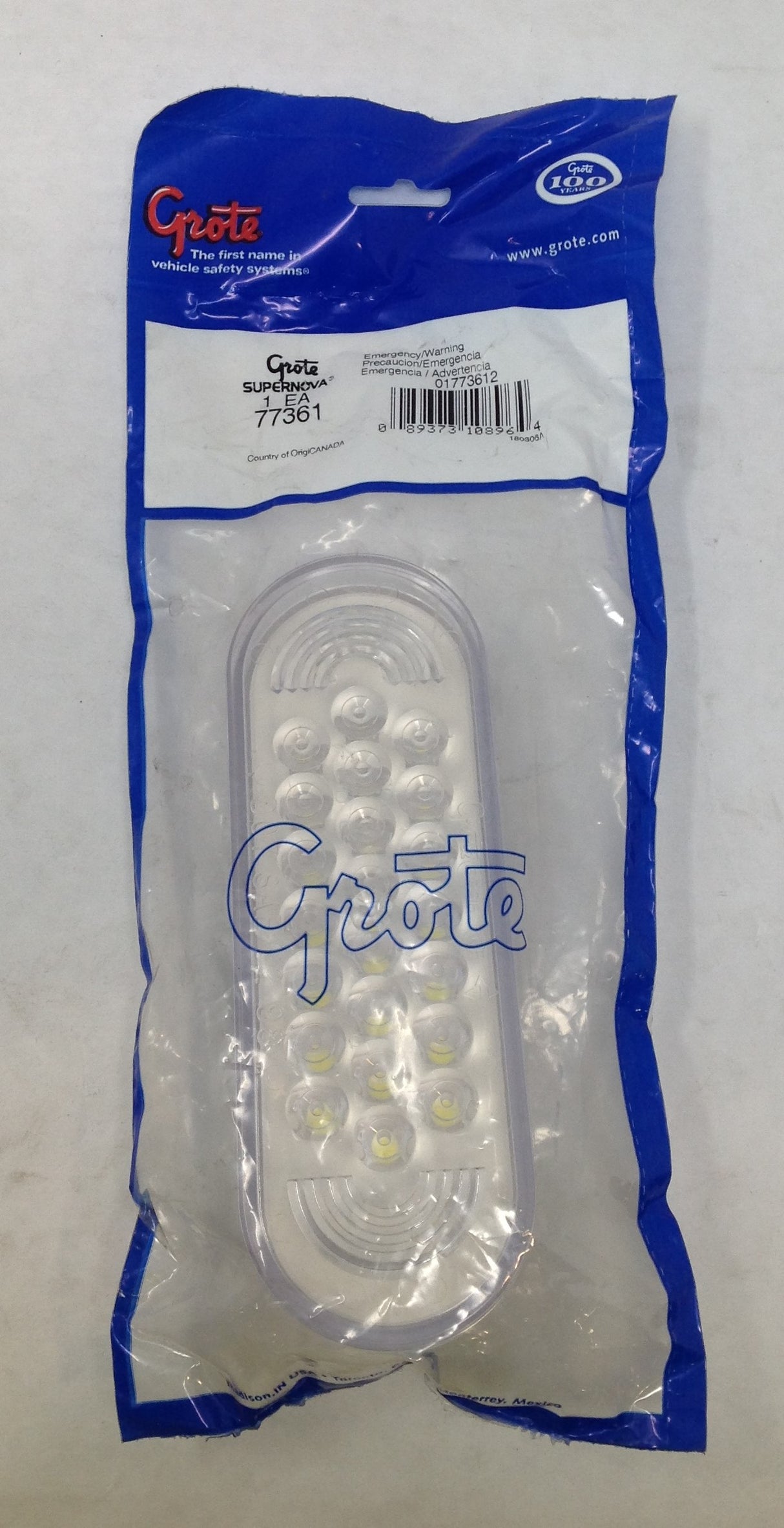 GROTE ­-­ 77361 ­-­ OVAL LED STROBE LIGHTS  12VDC