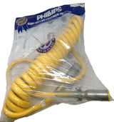 PHILLIPS ­-­ 31-9923 ­-­ COILED CABLE ASM: 15' W/48" LEAD 2-POLE YELLOW