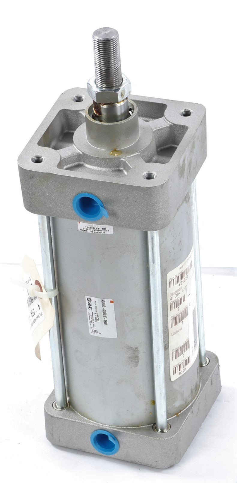 SMC ­-­ NCAW0-GCG01C-0600 ­-­ PNEUMATIC CYLINDER: 4" DIA X 6" STROKE