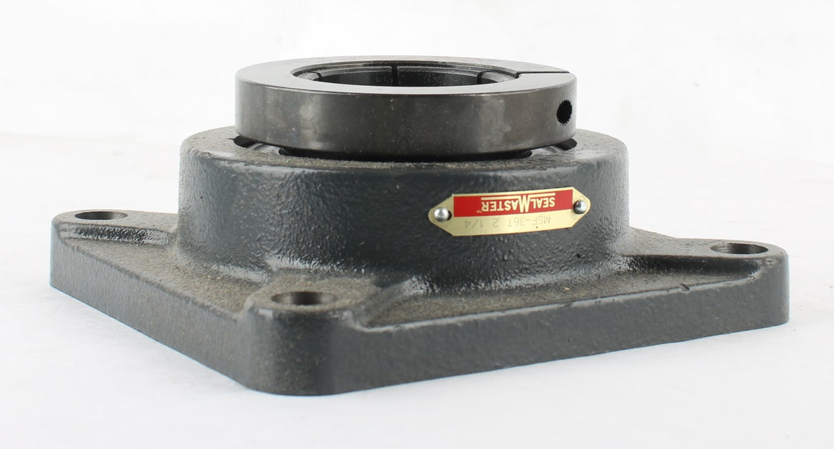 SEALMASTER BEARING ­-­ MSF-36T ­-­ FLANGE MOUNTED BALL BEARING 2-1/4" ID W/ZERK